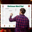 3 x TREELYWOOD Jumbo Thanksgiving Word Search Poster  Giant 31.5"x20" Wall Game, Poster-Size Word Search, Giant Thanksgiving Activity Posters for Families (christmas)