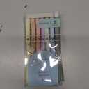 2 x Gel Pens, 7pcs 0.5mm Quick Dry Black Ink Fine Point Smooth Writing Pens, Cute Teacher Work Desk Accessories Office School Supplies Gifts for Men Women Student Nurse, Valentines Day Gifts for Kids (Multicolor & 7 Morandi)