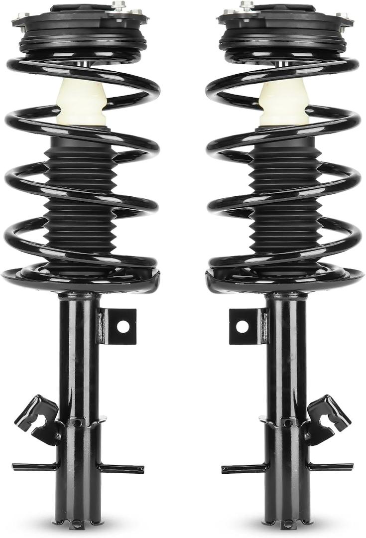 172378 172379 Front Struts Shocks Assembly w/Coil Spring Absorbers for 2007-2012 Nissan Sentra 2.0L L4 (Base, S, SL, SR), Strut Shock Assemblies 2008 2009 2010 2011 - [Exc. SE-R/SE-Rspecv Models]