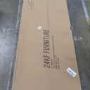 24KF Upholstered Button Tufted King Headboard with Nailhead Trim, Soft Velvet Fabric Headboard King/CA King - Navy