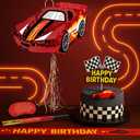 WERNNSAI Race Car Piata - Race Car Birthday Decorations Truck Car Piata Bundle with Blindfold and Bat Monster Truck Party Favors for Kids Boys Exciting Party Games Supplies