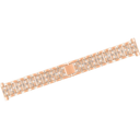 POPETPOP 1Pc Rhinestone Metal Watchstrap for Rose Gold Band Luxurious Replacement Wristband Comfortable and Durable Design Stylish Accessories for Your