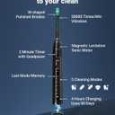 Water Flosser & Electric Toothbrush for Adults Oral Irrigator & Sonic Toothbrush 2-1 Oral Clean Kit (Black)