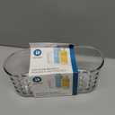 iDesign Hanging Suction Shower Caddy Basket for Bathroom Storage - Clear - Made in USA