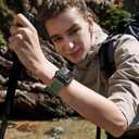 Braided Bands Compatible with Apple Watch Band 49 46 45 44 42 41 40 38mm Women Men Stretchy Solo Loop Nylon Strap for iWatch Ultra 2 SE Series 10 9 8 7 6 5 4 (38/40/41/42, Army Green)