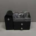 TRQWRO Makeup Organizer with Makeup Brush Holder for Vanity,Large Skincare Organizers with Drawers,Bathroom Countertop Organizer,Storage Lipstick,Perfume,Nail Polish,Beauty,Mothers Day Gifts