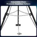 A-KARCK Gooseneck Tripod Stabilizer for 5th Wheel or Trailer, Fifth Wheel Adjustable Tripod Stabilizer with 7500lb Load Capacity, 2-5/16 inch Ball