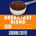 Maxwell House Breakfast Blend Mild Roast Ground Coffee, 38.8 oz Canister (EXP 06/10/27)
