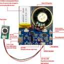 XLW Module - 16MB Push Button Activated Sound Module with Speaker, Type-C Cable, and Easy Recording Capability16 Minutes for Personalized Greetings, DIY Projects, and Holiday Crafts (Blue-2Pack)