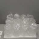 12pcs 8 Inch Clear Glass Cylinder Vases for Centerpieces