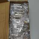 Satin Nickel Self Closing Kitchen Flush Cabinets Hinge 10 Pair 2-1/8" Brushed Nickel Cabinet Door Hinges Cupboard Variable Flush Cabinet Hinge Face Mount 20 Pack