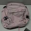 SHRRADOO Travel Laptops Backpack for Women Men, Casual Work Bag 17inch High School College Backpack Airline Approved Backpack for Hiking Business (Pink khaki)