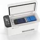 Portable Insulin Cooler Box Smart Rechargeable Mini Medical Case for Insulin, Vaccines, and Medications, 36.6 cu in Capacity, LCD Display,Travel Drug Cooler for Insulin, FAA-Approved