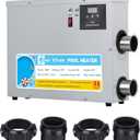 Pool Heater 9KW 220V, Upgrade Electric Swimming Pool Heaters Hot Tub Water Thermostat with Touchscreeen for Above Ground Inground Pool, Spa, Bathtub (9KW)