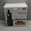 Cold Press Juicer, Wide Mouth & Large Feed Chute For Whole Fruits & Vegetables, Easy to Clean, High Juice Yield