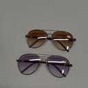 2 Pairs Spring Hinge Invisible Bifocal Reading Glasses UV400 Protection Sunglasses Outdoor Readers Driving Eyeglasses