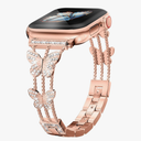Add sparkle to your watch with the Musk-MSKR Metal Diamond Starlight Band - compatible with Apple Watch Series 10/9/8/7/6/5/4/3/2/1/SE/Ultra - shiny and stylish for women in sizes 38mm 40mm 41mm 42mm 44mm 45mm 49mm
