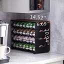 k cup Holders for Counter Small for Keurig k-cup Holder for mr Coffee for Tea (84 pods-4 tiers)