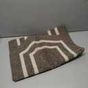 COSY HOMEER Long Kitchen Floor Mats for in Front of Sink Super Absorbent Kitchen Rugs and Mats 24"x48" Non-Skid Kitchen Mat Standing Mat Washable,Polypropylene,Brown,Frame