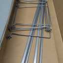 Smead Heavy Duty Steel Hanging File Folder Frame, Letter Size, Gray, Adjustable Length 23" to 27", 2 per Pack (64872)