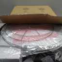 Hamucd Coastal Glass Table Lamps Set of 2, 3-Way Dimmable Touch Control Nautical Lamp with USB A+C Ports,Bedside Lamps Beach Decor, Modern Nightstand Lamps with 2 LED Bulbs for Bedroom Living Room