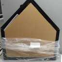 Grintus 30 Baseball Display Case Wooden Baseball Holders for Balls Display Wall Mount Baseball Shadow Box with Lockable Anti Fade UV Protection Acrylic Door for Autograph Balls Collection Storage