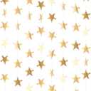 Patelai Glitter Star Garland Banner Christmas Decor 130 Feet Star Hanging Bunting Banner Twinkle Backdrop for Homecoming Classroom Wedding Birthday Halloween Party Supplies(Champagne Gold)
