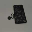 for Moto G Stylus 5G 2025 Case - Women Girls Cute Phone Cover Girly Pretty Aesthetic Black Butterfly Unique Design with Camera Cover and Ring Stand Funda for Motorola G Stylus 5G 2025