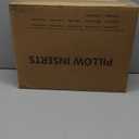 Chair Cushions Set of 2, Dinning Chair Cushions, Kitchen Chair Cushion, Chair Pads for Dining Chairs, Removable Cover, Machine Washable, Non-Slip Bottom (18 x 18 x 1.8 inch) ([Cotton Linen] - Creamy White)