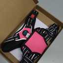 PHOEPET No Pull Dog Harnesses for Small Dogs Reflective Adjustable Front Clip Vest with Handle 2 Metal Rings 3 Buckles [Easy to Put on & Take Off](S, Pink)