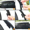 2Pack Car Window Shades Mesh Screen 27"x43", Universal Fit Most of Cars, Large SUV, Pickup, Sunshade for Car Camping UV Protection Breathable Mesh Baby Side Window Covers