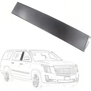 B-Pillar Door Trim Molding 926-242 Right Passenger Side, Gloss Black | Compatible with Chevy Tahoe Suburban GMC Yukon Cadillac Escalade 2015-2020, Exterior Applique Replacement, Replaces 84263145