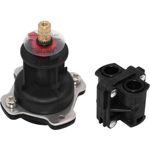 GP76851 Mixer Cap and Pressure Balancing Unit (Shower) Parts Cartridge Compatible with Kohler Rite-Temp and 1/2" Shower Valve GP500520 and GP77759 Parts (Black)