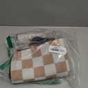 Dog Food Mats for Floors Waterproof, Pet Water Bowl Mats Pet Feeding Absorbent Placemats Plaid 17 * 30 inch