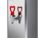 Water Boiler Eletric Commercial Hot Water Dispenser Countertop Silver 15L with Filter Automatic 1500W Fast Heating for Restaurant, Home, Office
