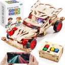 STEM Kits for Kids Age 8-10, STEM Toys for Boys 8-12, Remote Control Model Car Building Kits, Wood 3D Puzzles 8-13, Science Crafts Projects, Gifts for 8 9 10 11 12 13 14 Year Old Teen Boys Girls