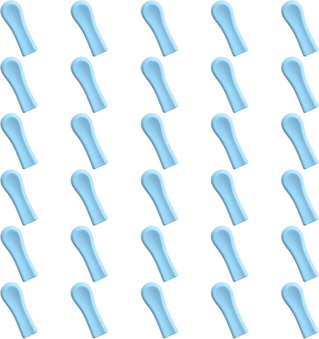 Ear Wax Removal Replacement Tips for Ear Camera, 30 Pieces Replacement Tips Ear for Wet/Dry Ear Wax Cleaning - Ear Spoons Accessories Set for Teens Adults Ear Wax Removal Endoscope