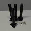 4 Pcs Furniture Legs, Metal Cabinet Legs, 7 inches/18 cm Adjustable Furniture Support Feet for Kitchen Shelves Sofa Table Chair Desk Cupboard Furniture Adjustable Legs Feet Foot