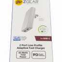 ZGEAR 2 Port Low Profile Adapter Fast Charger