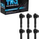 TRQ Ignition Coil Set Compatible with 2001-2003 Acura CL 2005-2008 RL 1999-2008 TL 2000-2003 Honda Accord 1999-2010 Odyssey