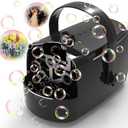 Bubble Machine Durable Automatic Bubble Blower, 18000+ Big Bubbles Per Minute Bubbles for Kids Toddlers Bubble Maker Operated by Plugin or Batteries Bubble Toys for Indoor Outdoor Birthday Party