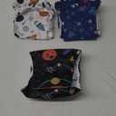 Pet Soft Dog Belly Band - 3 Packs Reusable Dog Diapers Male Doggy Diapers Wraps - Washable Dogs Belly Bands for Male Dogs (Starry Sky, M) (Medium (12''-14''))