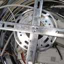 Sovinzert Modern Ceiling Lights, 6 Rings Dimmable Chrome LED Ceiling Light Fixtures with Remote Control, 60W Close to Ceilings Lighting for Living Room, Bedroom, Dining Room (29.5 Inches)