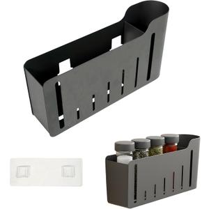 Cabinet Door Organizer, Adhesive Mount Kitchen Storage for Foil, Plastic Wrap & Food Bags - Behind the Door Dispenser for Pantry, Cabinet, Small Spaces