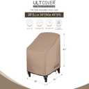 ULTCOVER Stackable Patio Chair Cover – Waterproof Outdoor Stack of Chairs Cover Fits Up to 26W x 34D x 45H inches