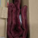 Sunbeam XL Back Neck and Shoulder Heat Therapy 12 x 24 with Auto Shut Off 6 Settings Machine-Washable Comfortable Microplush Fabric - Burgundy