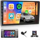 for Toyota Camry 1997-20032+64GB Wireless Carplay Android 13 Carplay Radio with Android Auto, 9 inch IPS Touch Screen Stereo WiFi/Bluetooth/GPS/SWC/Mic/Backup Camera