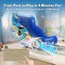 Inflatable Sensory Chair for Autistic Kids – Toddler Rocking Chair for Sensory Seeking, ADHD & Calming – Blow Up Crash Pad for Deep Pressure Therapy in Sensory Room, Birthday Gifts for Boys Girls