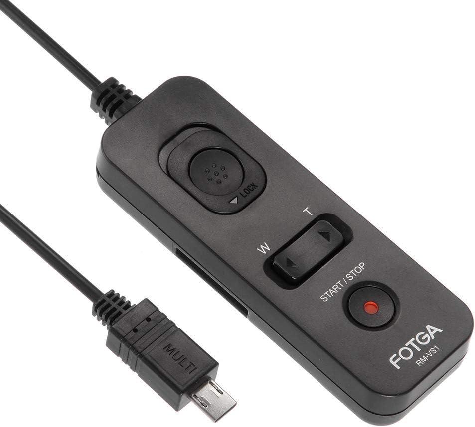 Fotga Shutter Release Remote Control with Multi Terminal Cable for RX100 IV V VI A7 A7S A7R A7II A7SII A7RII A7III A7RIII A7SIII A9 A6500 A6300 A6000 A5100 A5000 A3500, Replacement for RMVPR1