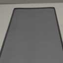 Hubulk Dog Feeding Mat,100% Waterproof Food Grade Silicone Pet Food and Water Bowl Placemat,Dishwasher, High Raised Edge to Prevent Spills,Nonslip Tray to Stop Messes on Floor (19"x12"x0.5", Grey)